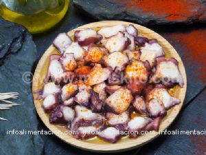 pulpo cocido troceado (bandeja 250 gr.)